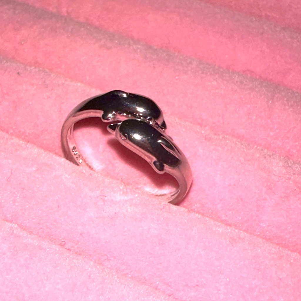 Silver Dolphin Ring